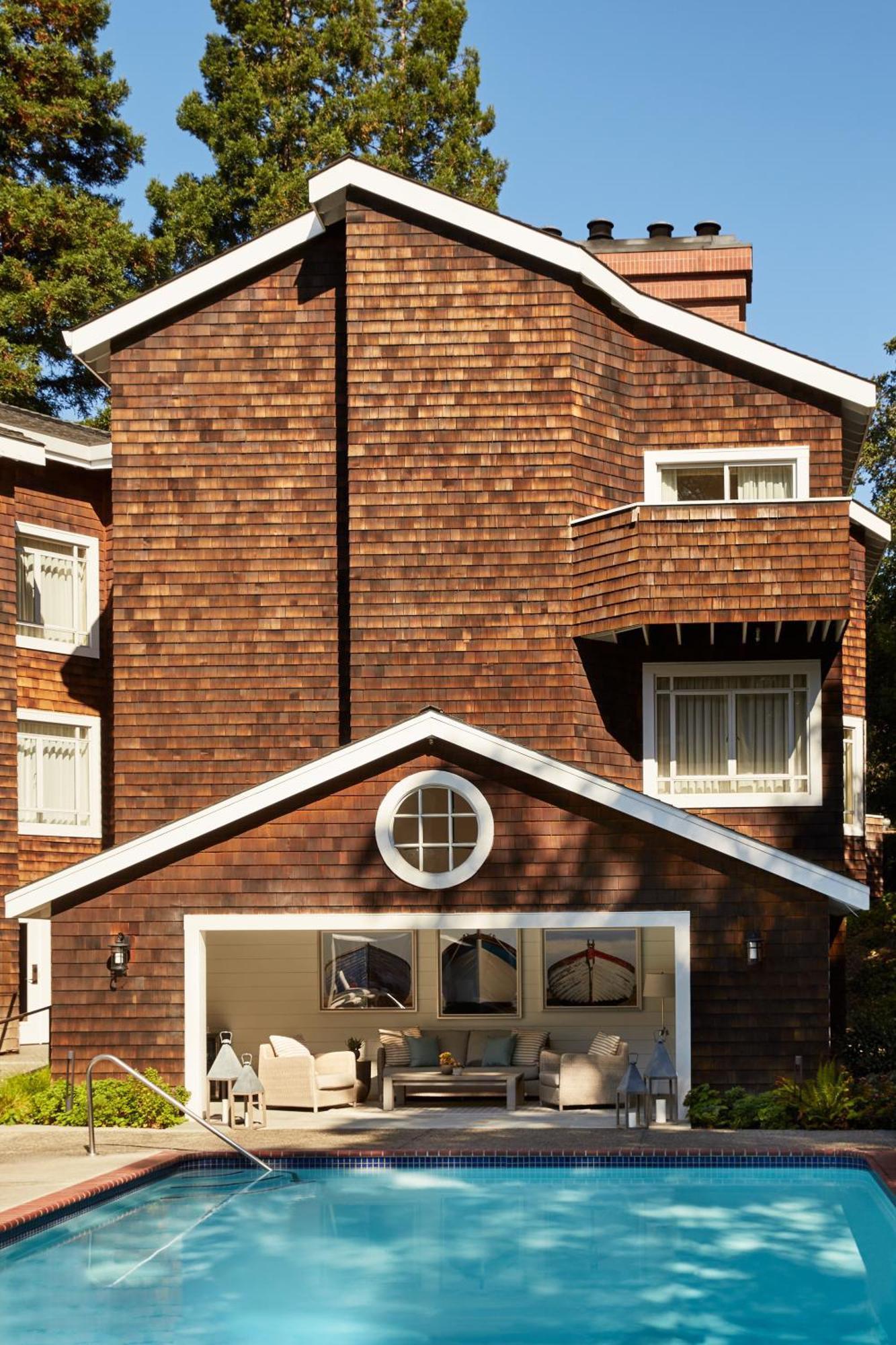 The Stanford Park Hotel Menlo Park Exterior foto