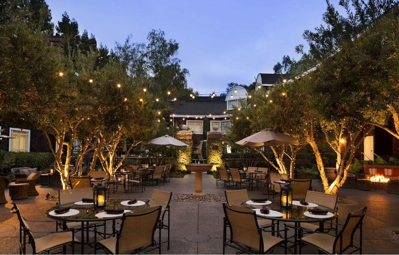 The Stanford Park Hotel Menlo Park Exterior foto